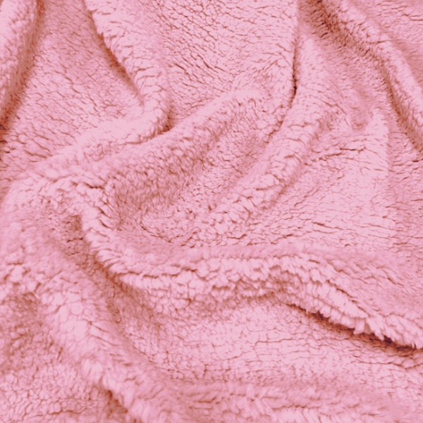Sherpa Fleece Baby Pink